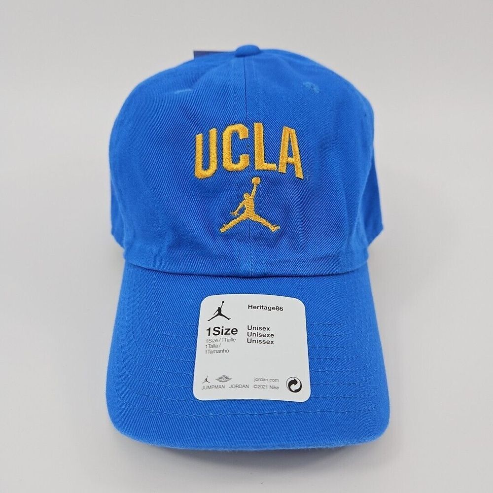Nike Heritage86 Jordan UCLA Hat Dad Cap Strapback Adjustable Blue New